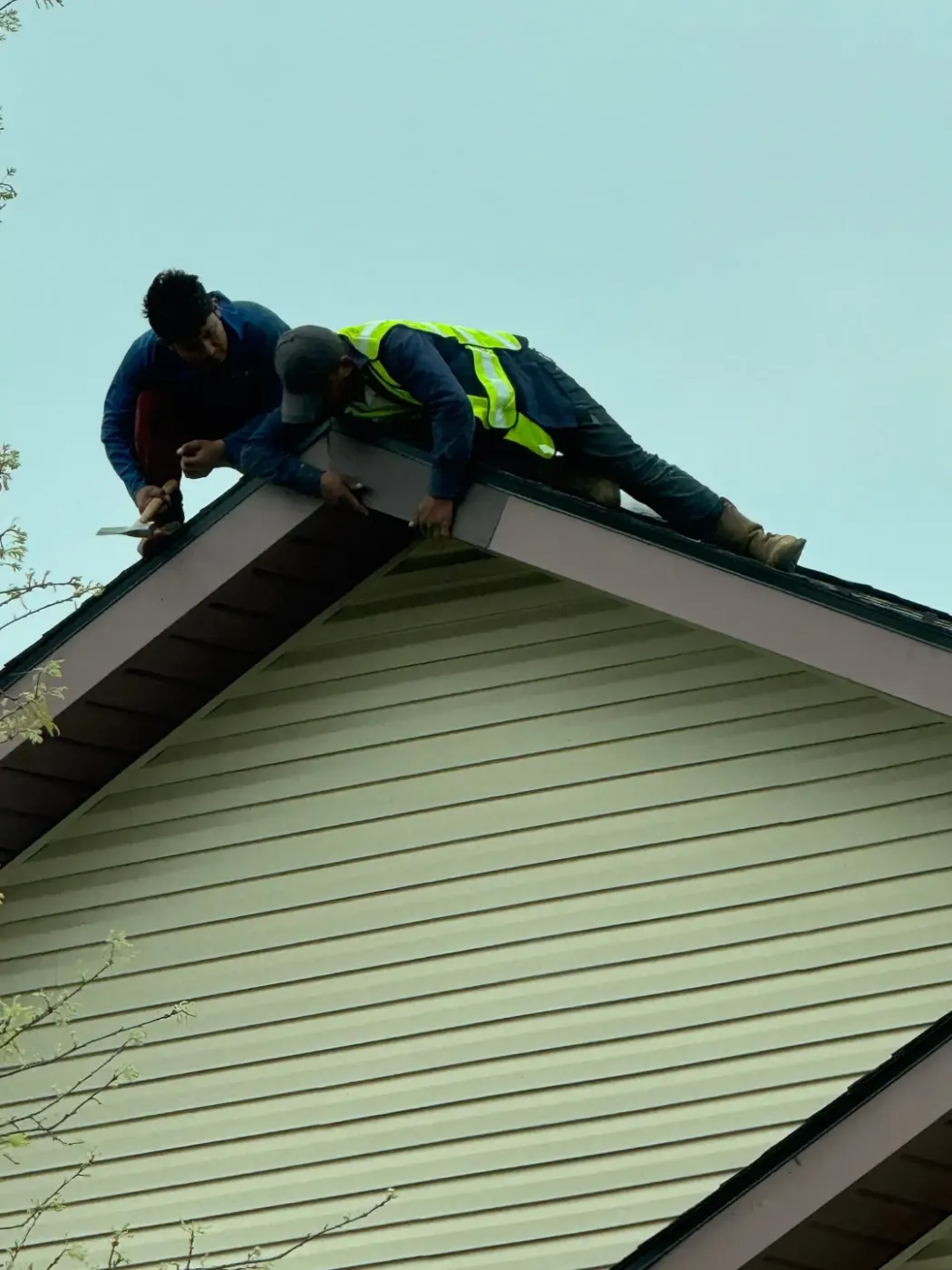 Commercial roof inspection documented in Centerville